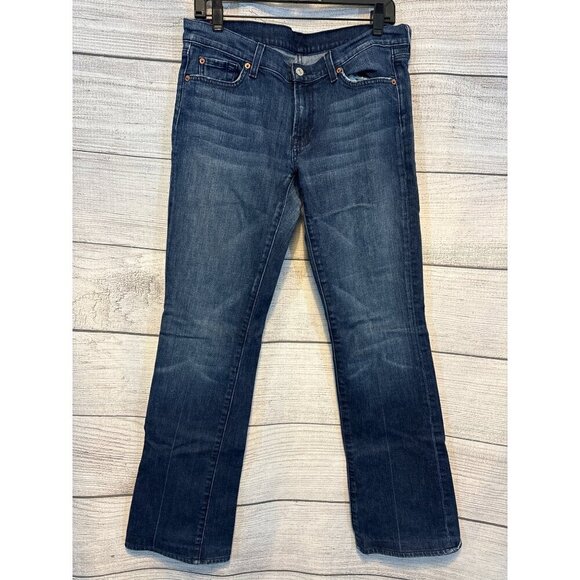 7 For All Mankind Bootcut Denim Size 31 - Picture 1 of 5